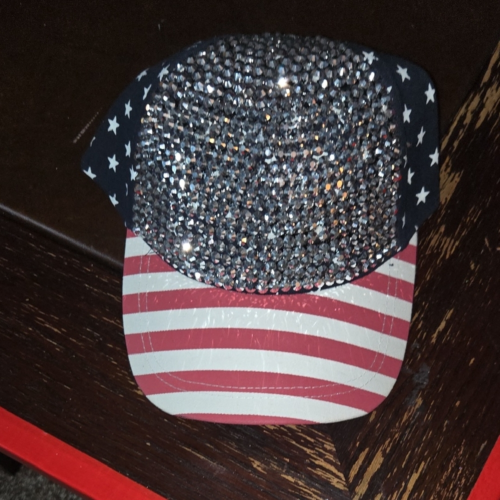 David and Young Patriotic Rhinestone Cap